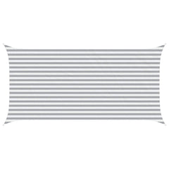 vidaXL Sun Shade Sail Light Grey and White 2.5 x 5 m 2
