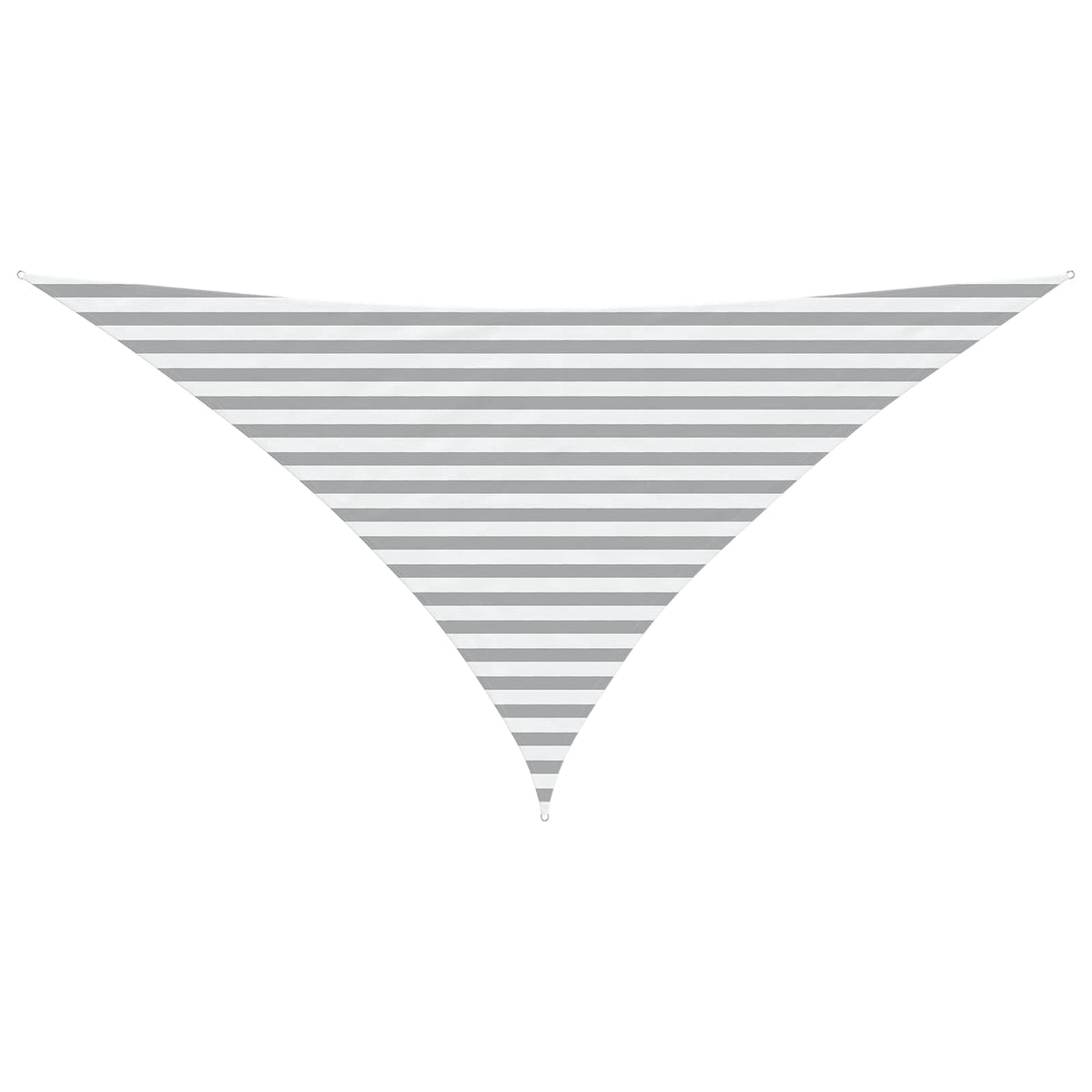 Sunshade Sail Oxford Fabric Triangular 3.5x3.5x4.9 m Light grey and white