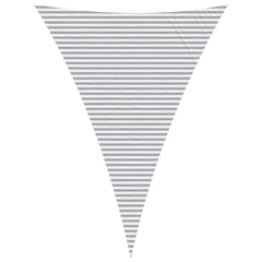 Sunshade Sail Oxford Fabric Triangular 5x7x7 m Width 5 m Depth 7 m Light grey and white