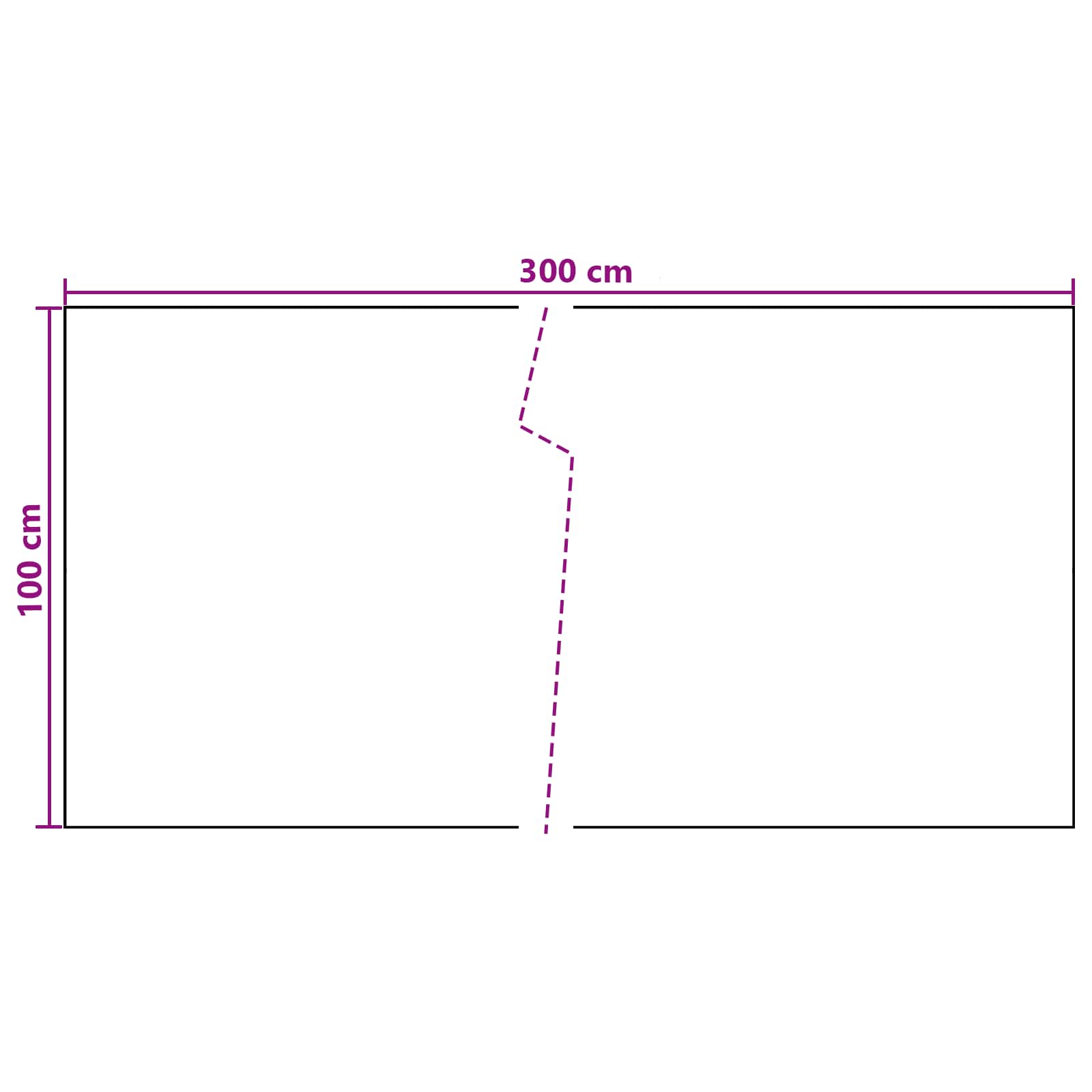 vidaXL Balcony Screen Dark Grey 300 x 100 cm Poly Rattan 5