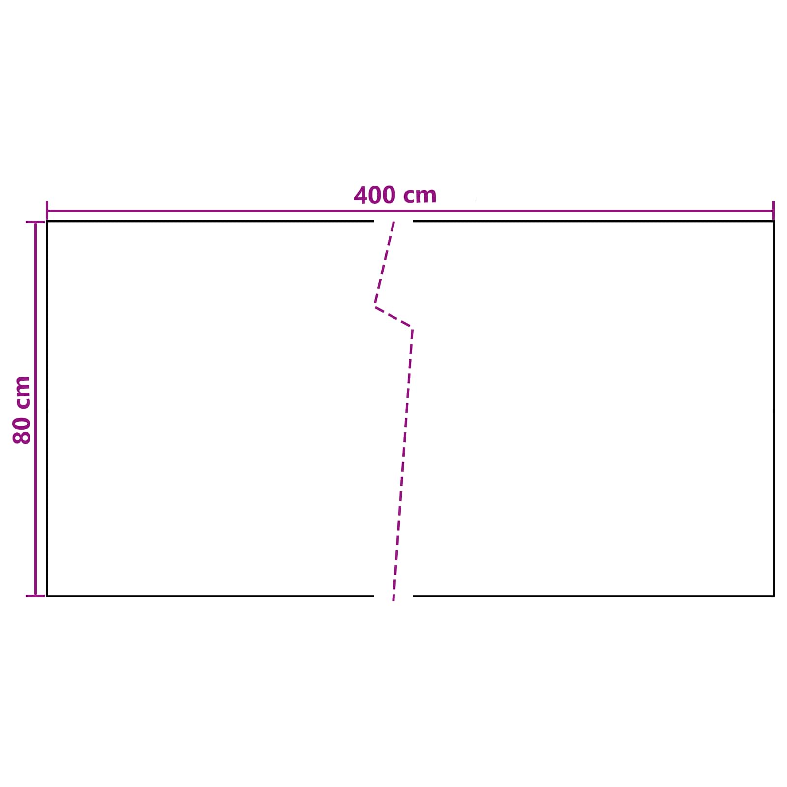 vidaXL Balcony Screen Dark Grey 400 x 80 cm Poly Rattan 5