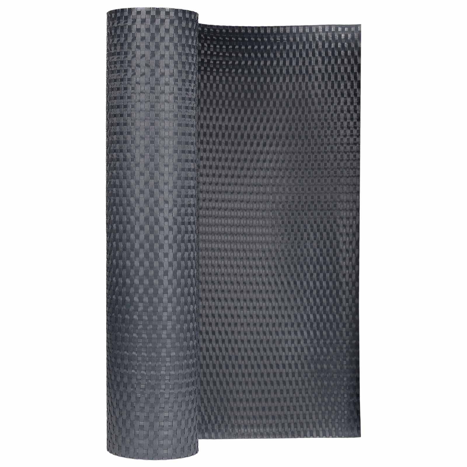 vidaXL Balcony Screen 600 x 100 cm Poly Rattan Dark Grey 3