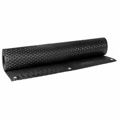 vidaXL Balcony Screen with Eyelets 400 x 90 cm Poly Rattan Black 3