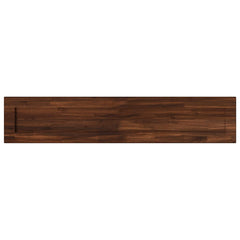 Table Top Dark Brown Rectangular Depth 20 cm 150 cm