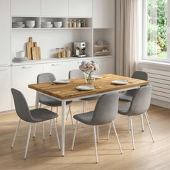 Table Top Whitewash Rectangular Depth 70 cm 100 cm
