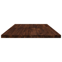 Table Top Dark Brown Rectangular Depth 70 cm 120 cm