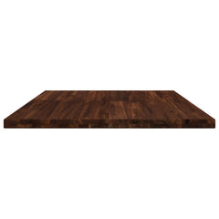 Table Top Dark Brown Rectangular Depth 80 cm 80 cm