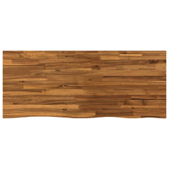 vidaXL Live Edge Table Top 100 x 40 x 3.2 cm Rectangular 2