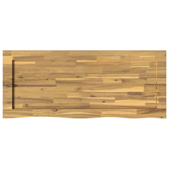 vidaXL Live Edge Table Top 100 x 40 x 3.2 cm Rectangular 5