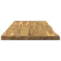vidaXL Live Edge Table Top 100 x 40 x 3.2 cm Rectangular 4