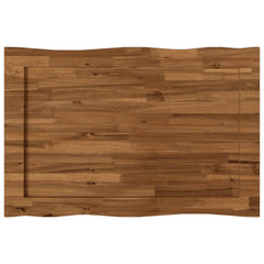 vidaXL Live Edge Table Top 70 x 60 x 3.2 cm Rectangular 5