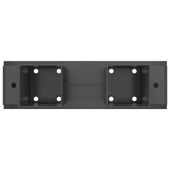 vidaXL Firewood Stack Aid 2 pcs Anthracite 34 x 10 x 15 cm Steel 6