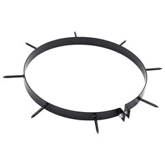 vidaXL Lawn Aerator Clamp with Spikes 5 pcs Ø 320 mm Steel 2