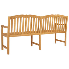 vidaXL Handcarved Rose Bench 180.5 x 60 x 96 cm Solid Teak Wood 5
