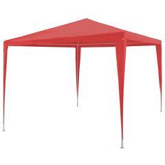 Party Tent PE 3 x 3 m Red