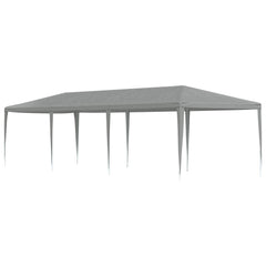 Party Tent PE 3 x 9 m Light grey