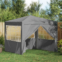 vidaXL Professional Party Tent with Side Walls 2.5x2.5 m 90 g/m²