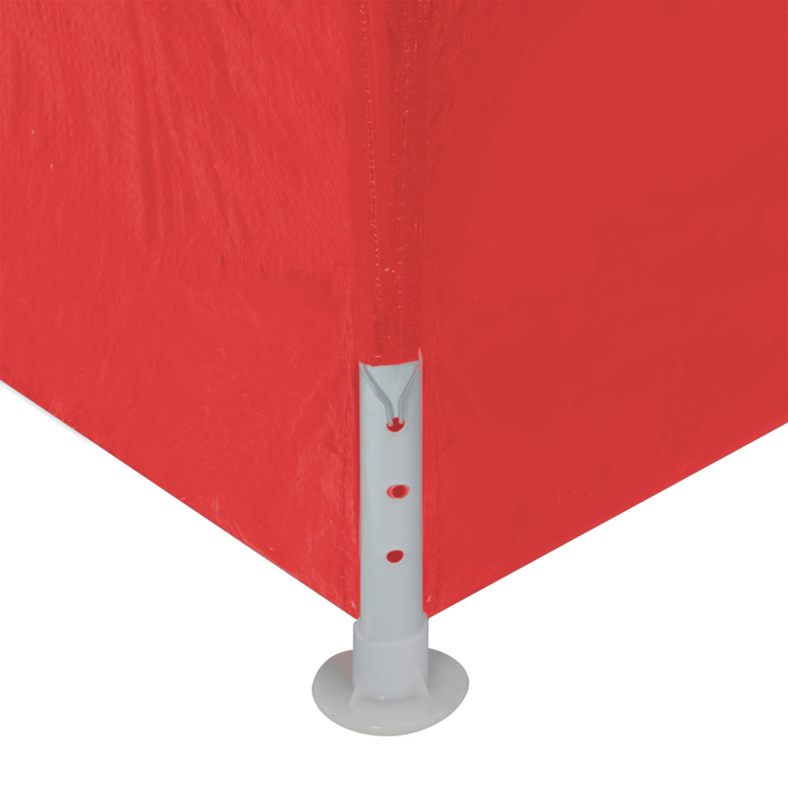 vidaXL Party Tent 900 x 300 x 255 cm Red PE and Steel 6