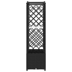 Raised Bed with Trellis and Roof PP Black with Curved Roof (3 Side trellis) 163 cm 138 cm