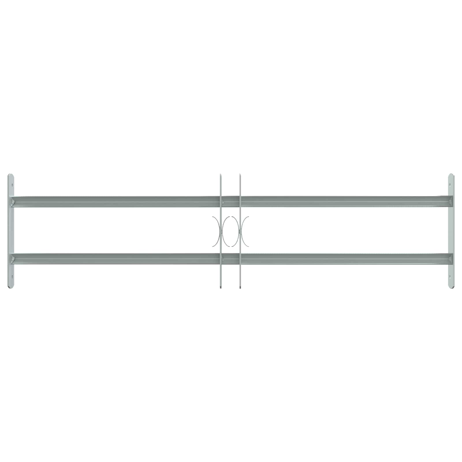 vidaXL Security Grille for Windows with 2 Crossbars 3 pcs 630-1140 mm 3