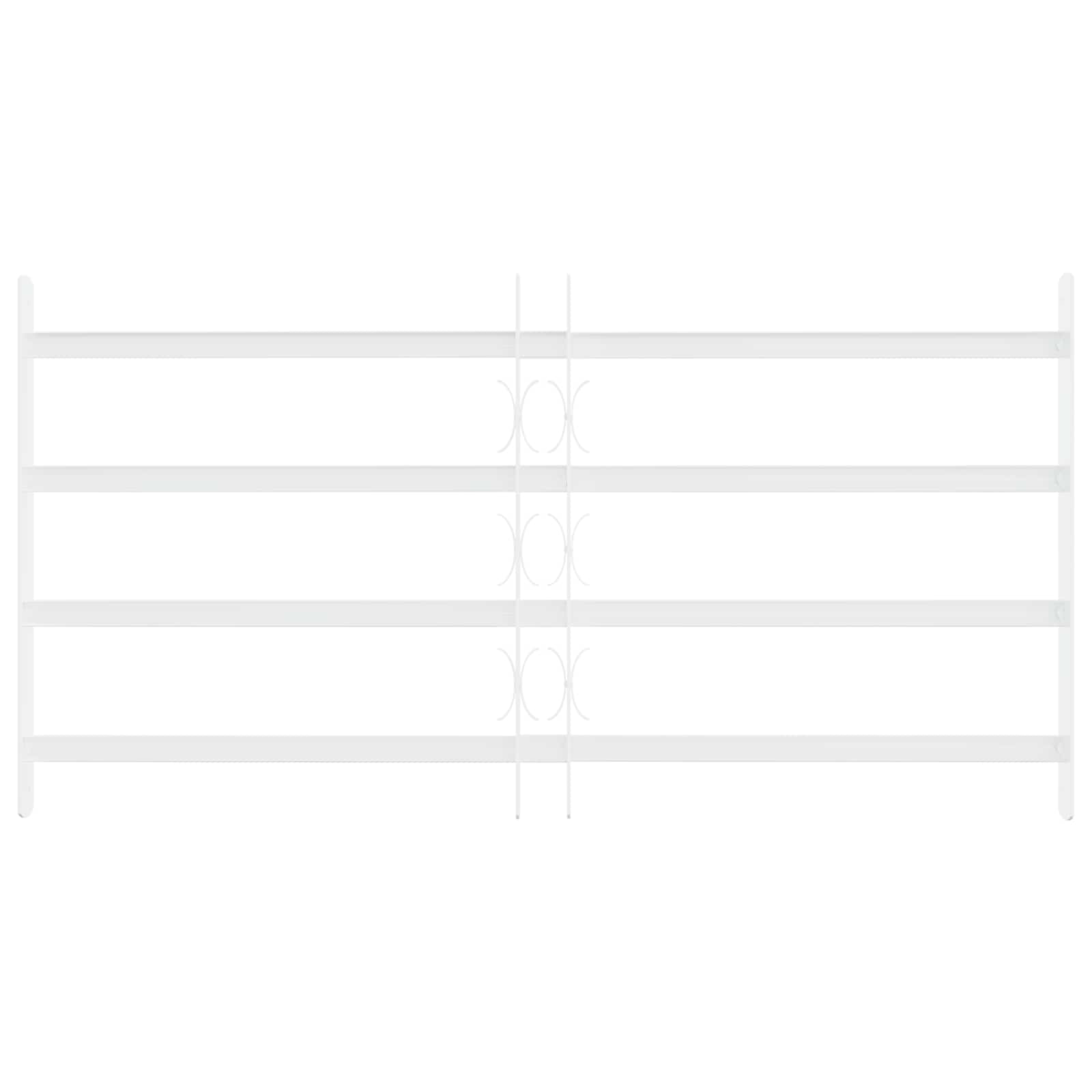 vidaXL Security Grille for Windows with 4 Crossbars 63-114 cm 2