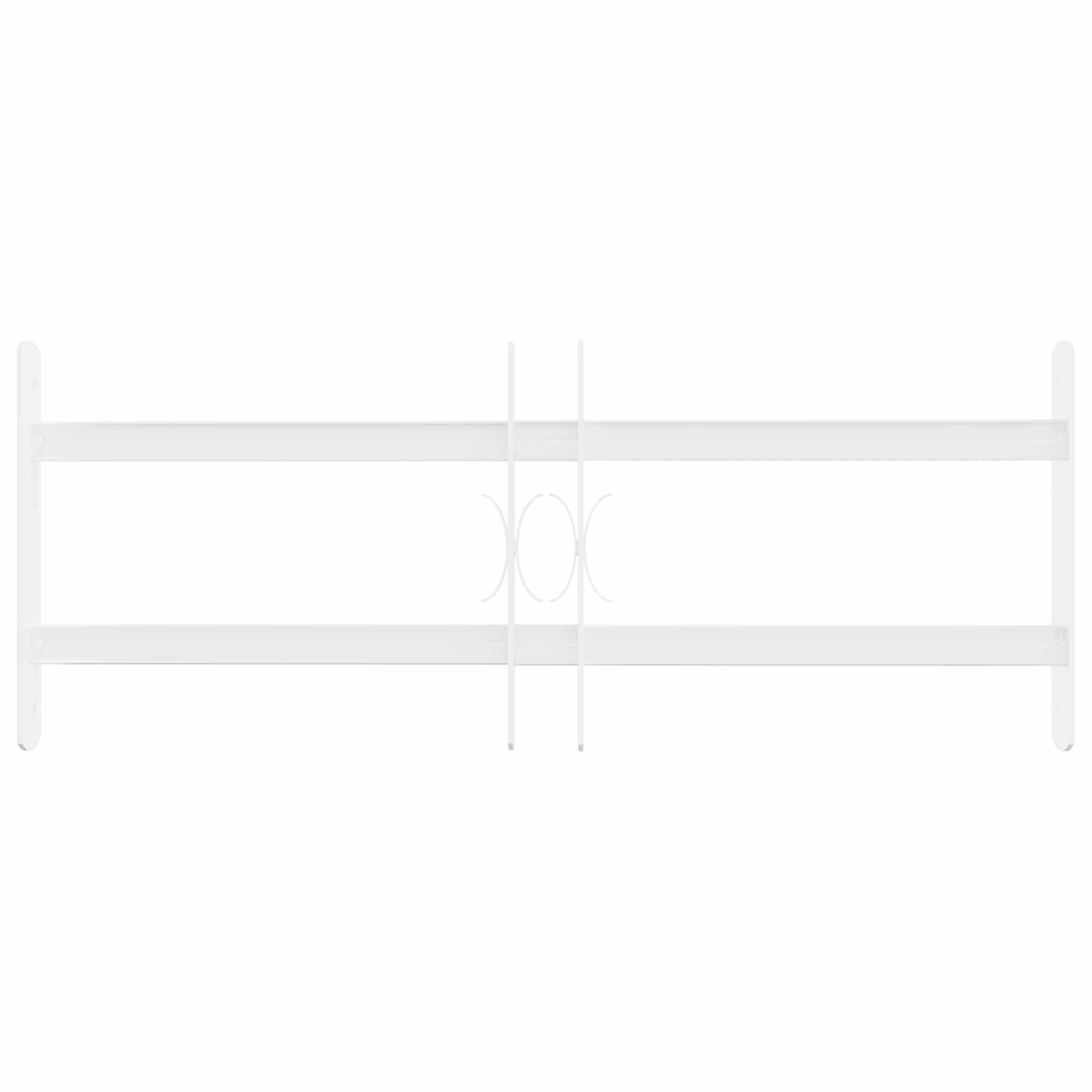 vidaXL Security Grille for Windows with 2 Crossbars 3 pcs 43-74 cm 3