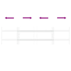vidaXL Security Grille for Windows with 2 Crossbars 3 pcs 63-114 cm 6