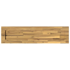 Table Top Whitewash Rectangular Depth 20 cm 120 cm