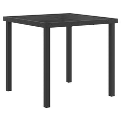 vidaXL Outdoor Furniture Set 3 pcs Black and Anthracite Textilene 5