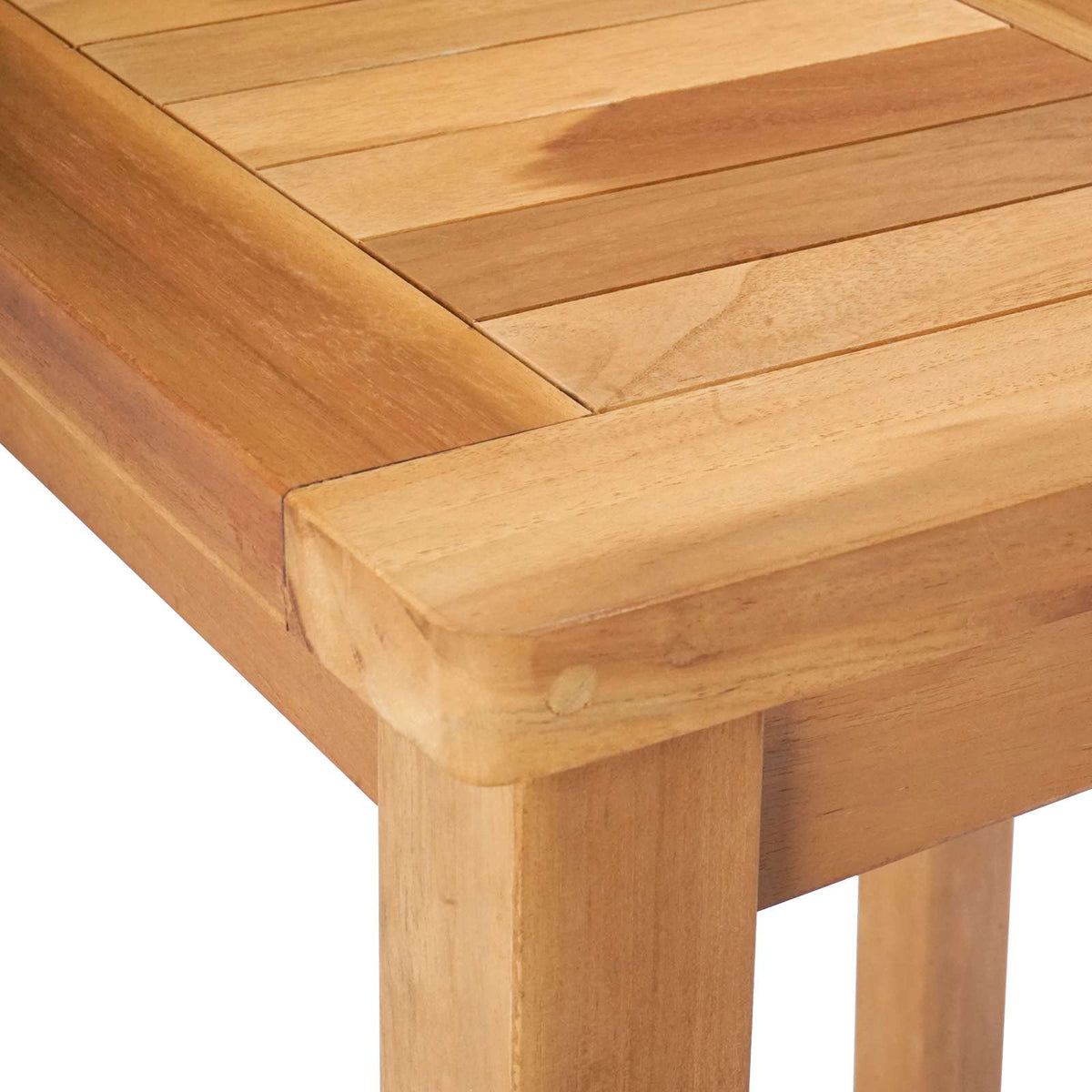 vidaXL Outdoor Bar Set 3 pcs Untreated Solid Teak Wood 6