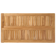 vidaXL Outdoor Bar Set 5 pcs Untreated Solid Teak Wood 5