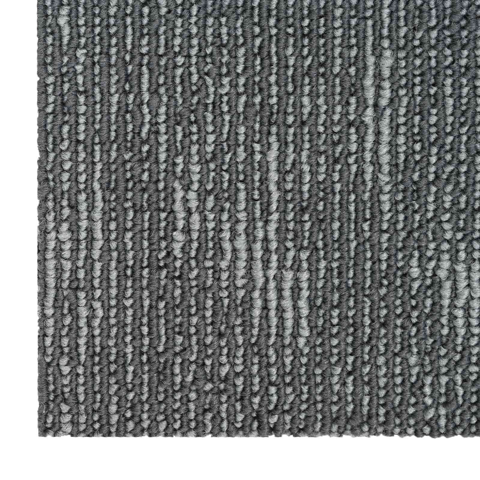 vidaXL Carpet Tile Concrete Grey 50 x 50 cm 20 pcs PP and Bitumen 6