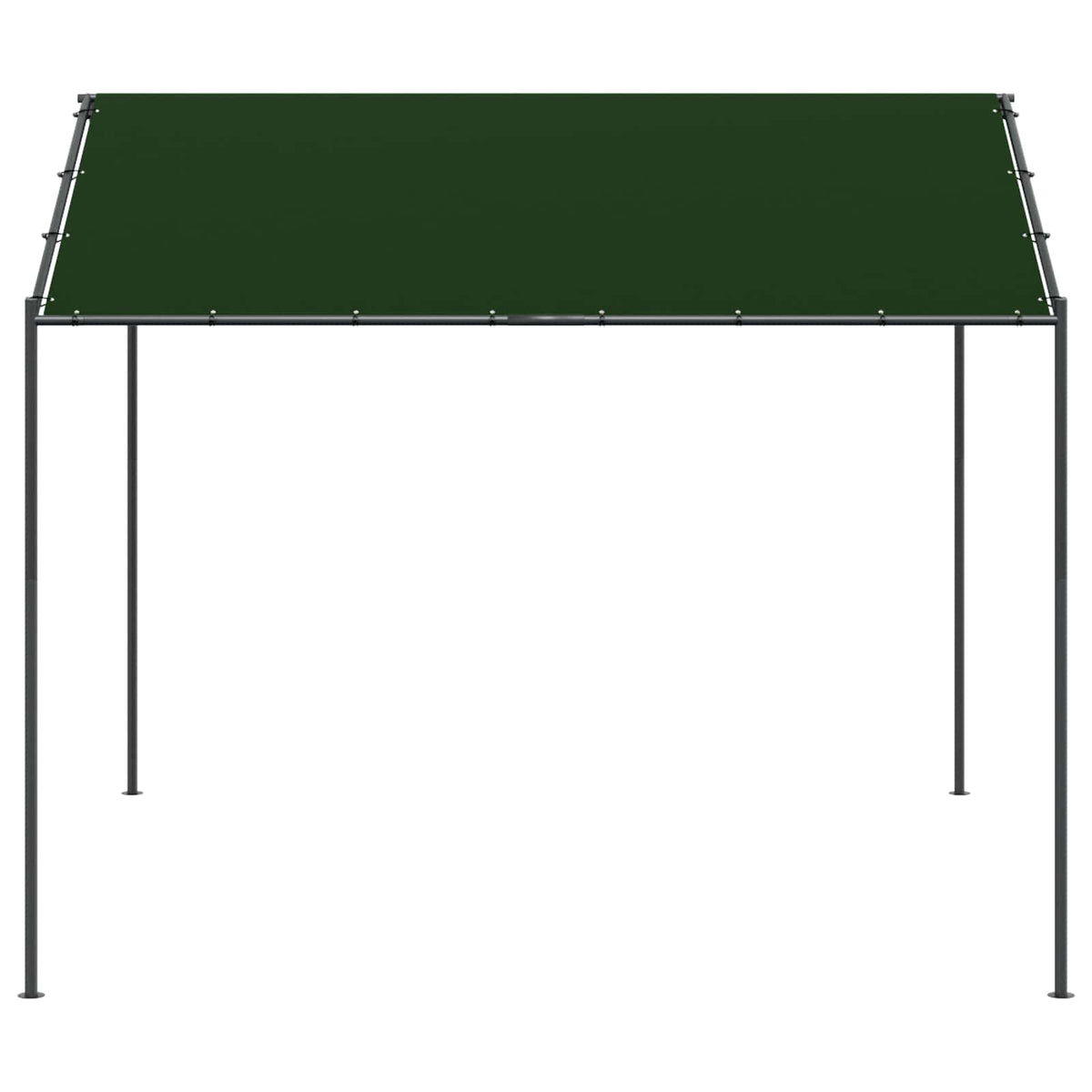 vidaXL Gazebo 4 x 4 x 2.6 m Taupe Polyester and Steel 3