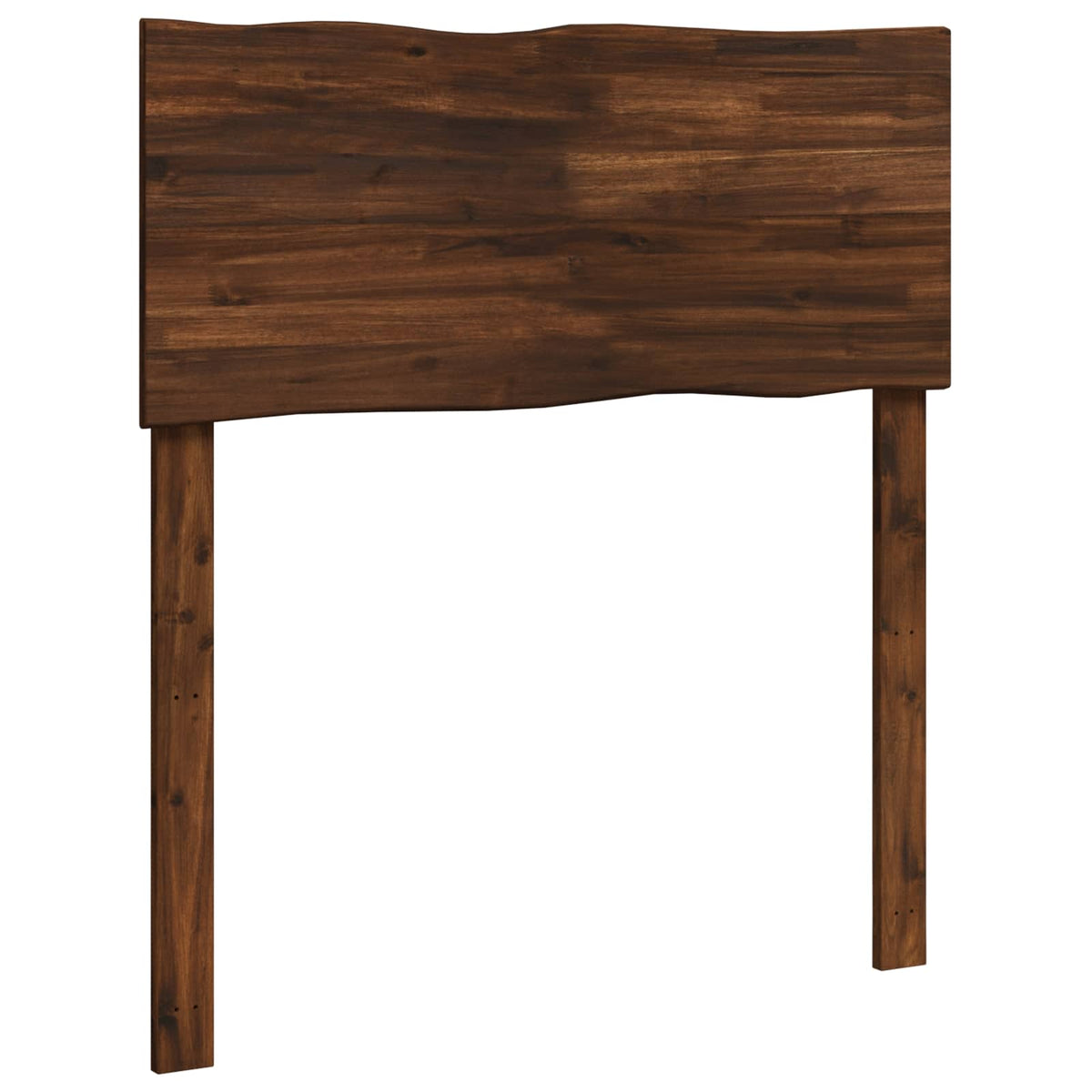 vidaXL Live Edge Headboard ROSTOCK Dark Brown 100 cm Solid Acacia Wood 2