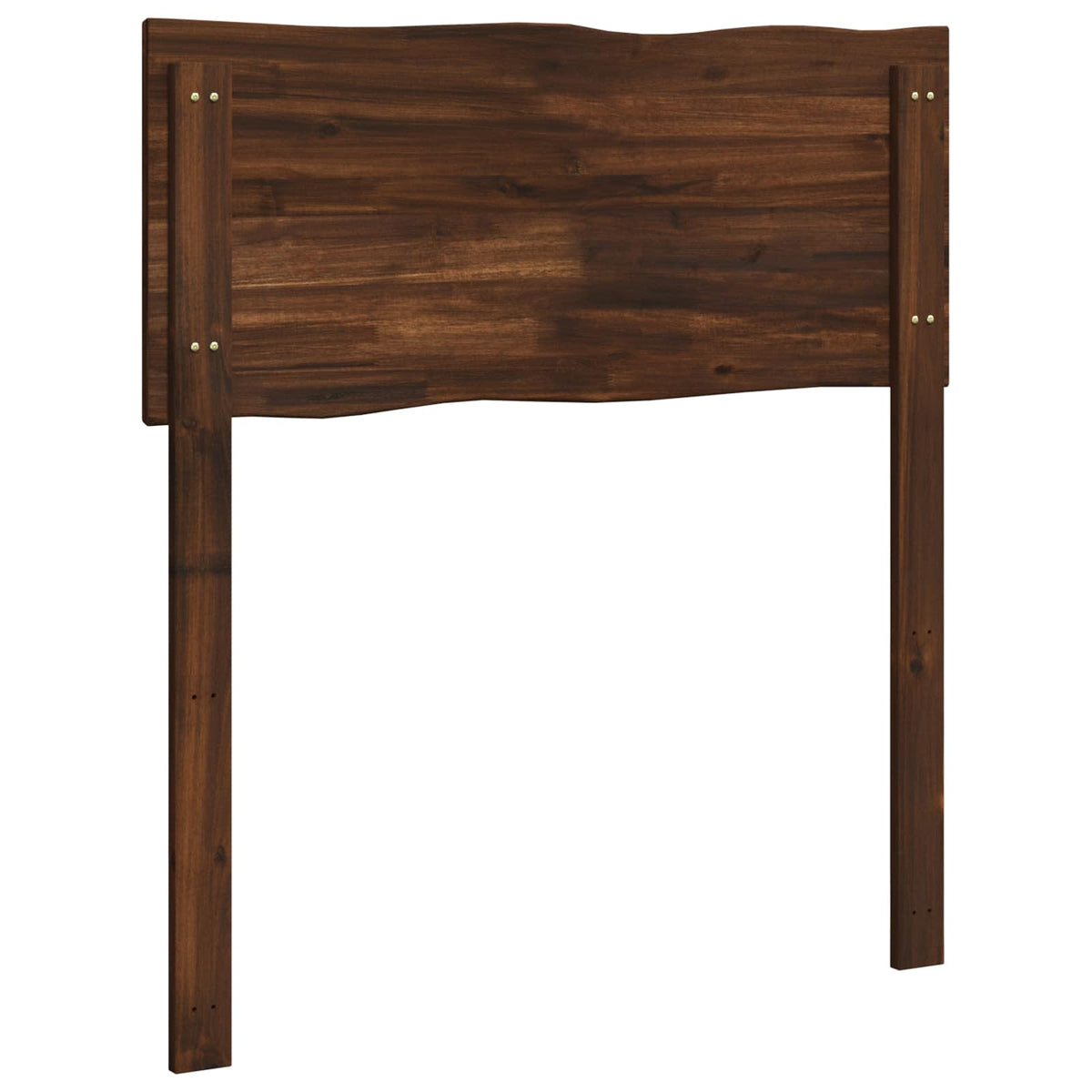 vidaXL Live Edge Headboard ROSTOCK Dark Brown 100 cm Solid Acacia Wood 4