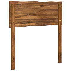 vidaXL Live Edge Headboard ROSTOCK Natural 100 cm Solid Acacia Wood 4