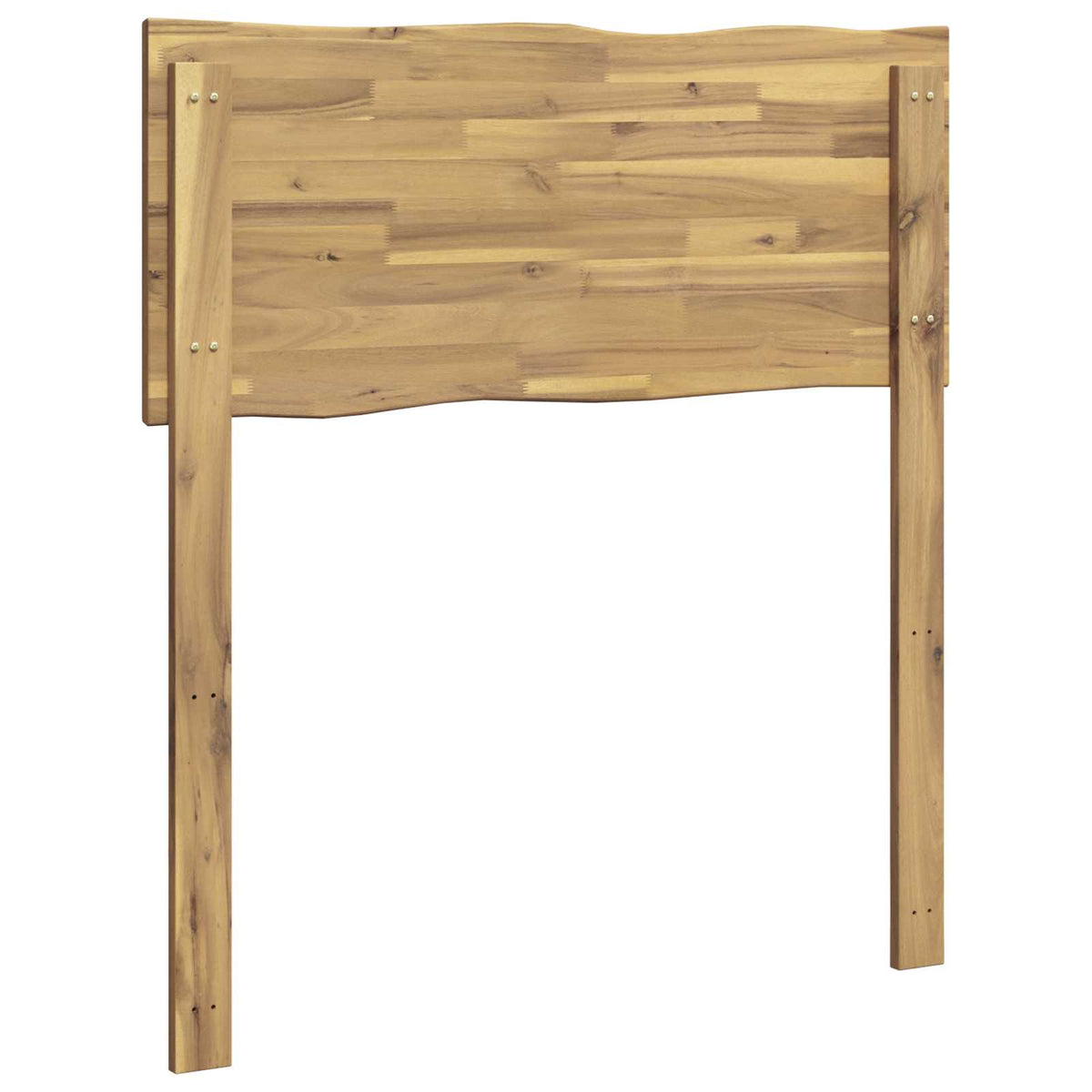 vidaXL Live Edge Headboard ROSTOCK Whitewash 100 cm Solid Acacia Wood 4