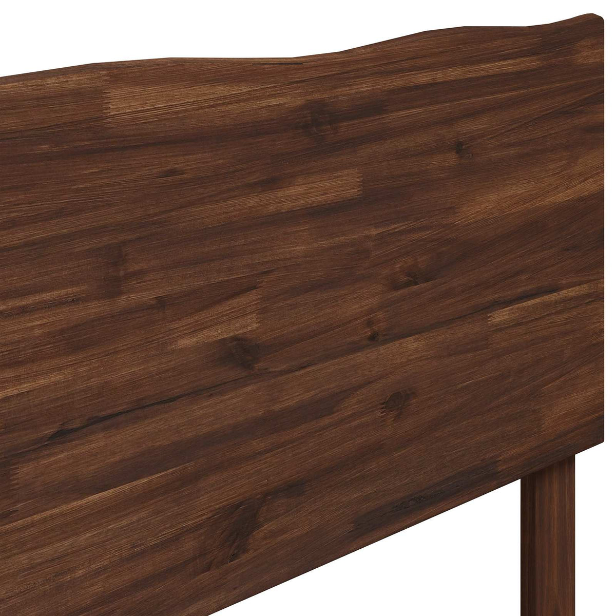 vidaXL Live Edge Headboard ROSTOCK Dark Brown 160 cm Solid Acacia Wood 5