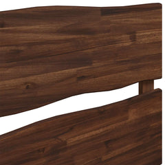 vidaXL Live Edge Headboard ROSTOCK Dark Brown 100 cm Solid Acacia Wood 5