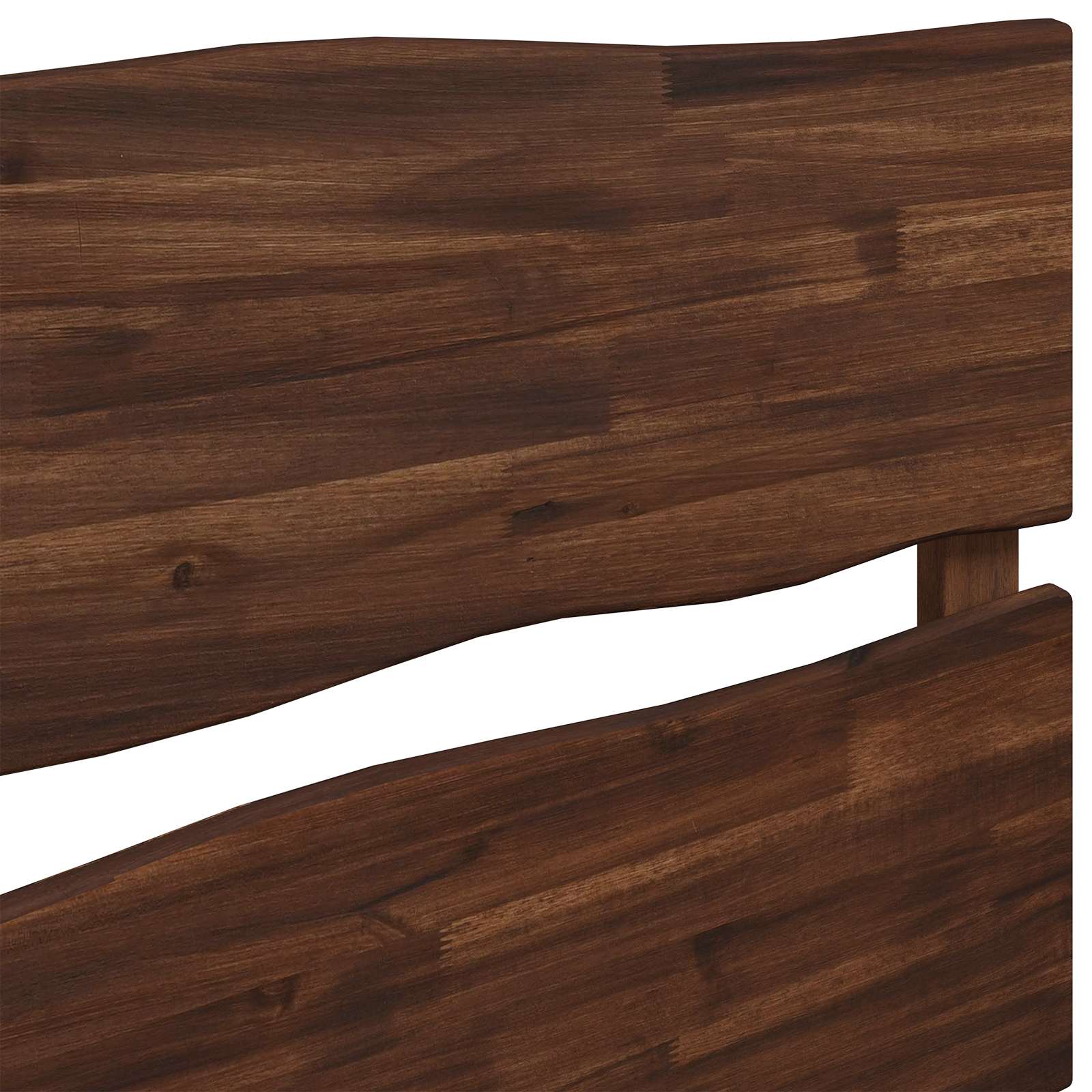vidaXL Live Edge Headboard ROSTOCK Dark Brown 100 cm Solid Acacia Wood 5