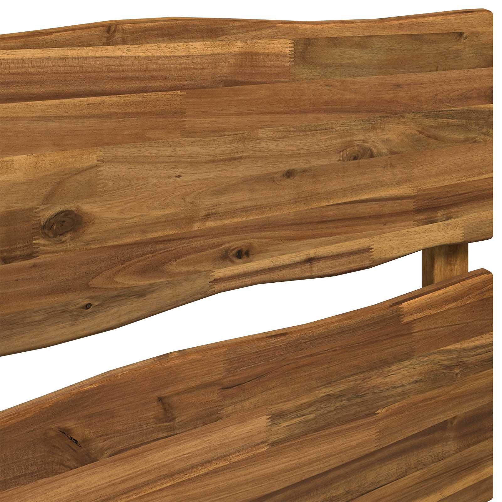 vidaXL Live Edge Headboard ROSTOCK Natural 100 cm Solid Acacia Wood 5