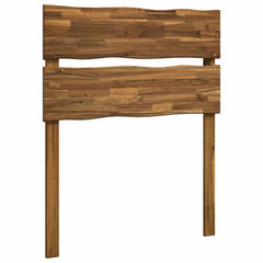 vidaXL Live Edge Headboard ROSTOCK Natural 100 cm Solid Acacia Wood 2