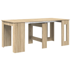 vidaXL Dinning Table 180 x 85 x 75 cm Engineered Wood Sonoma Oak 2