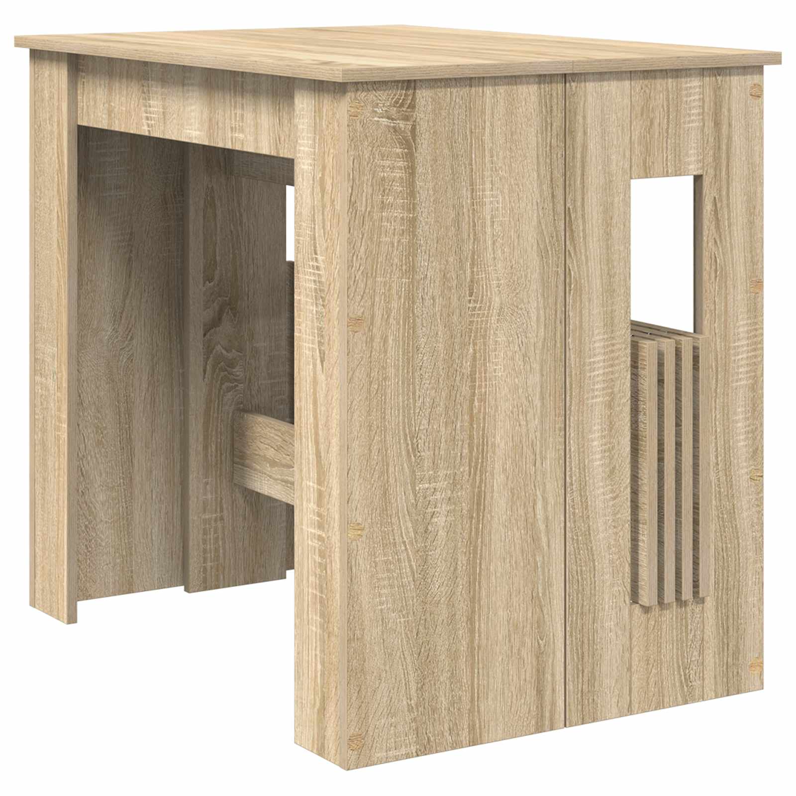 vidaXL Dinning Table 180 x 85 x 75 cm Engineered Wood Sonoma Oak 5