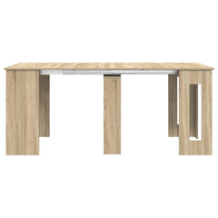 vidaXL Dinning Table 180 x 85 x 75 cm Engineered Wood Sonoma Oak 6