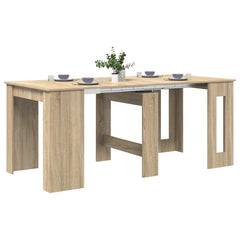vidaXL Dinning Table 180 x 85 x 75 cm Engineered Wood Sonoma Oak 3