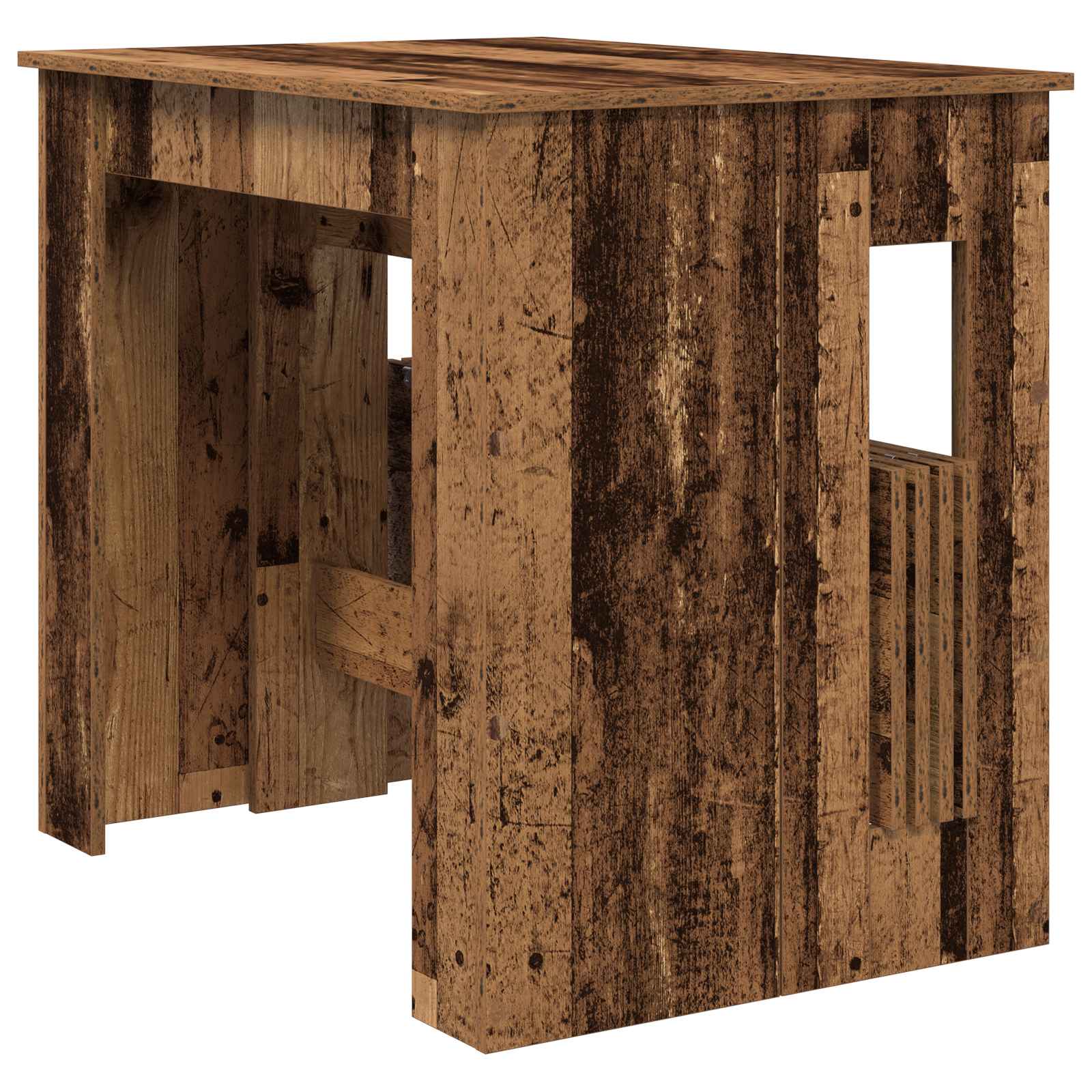 vidaXL Dinning Table 180 x 85 x 75 cm Engineered Wood Old Wood 5