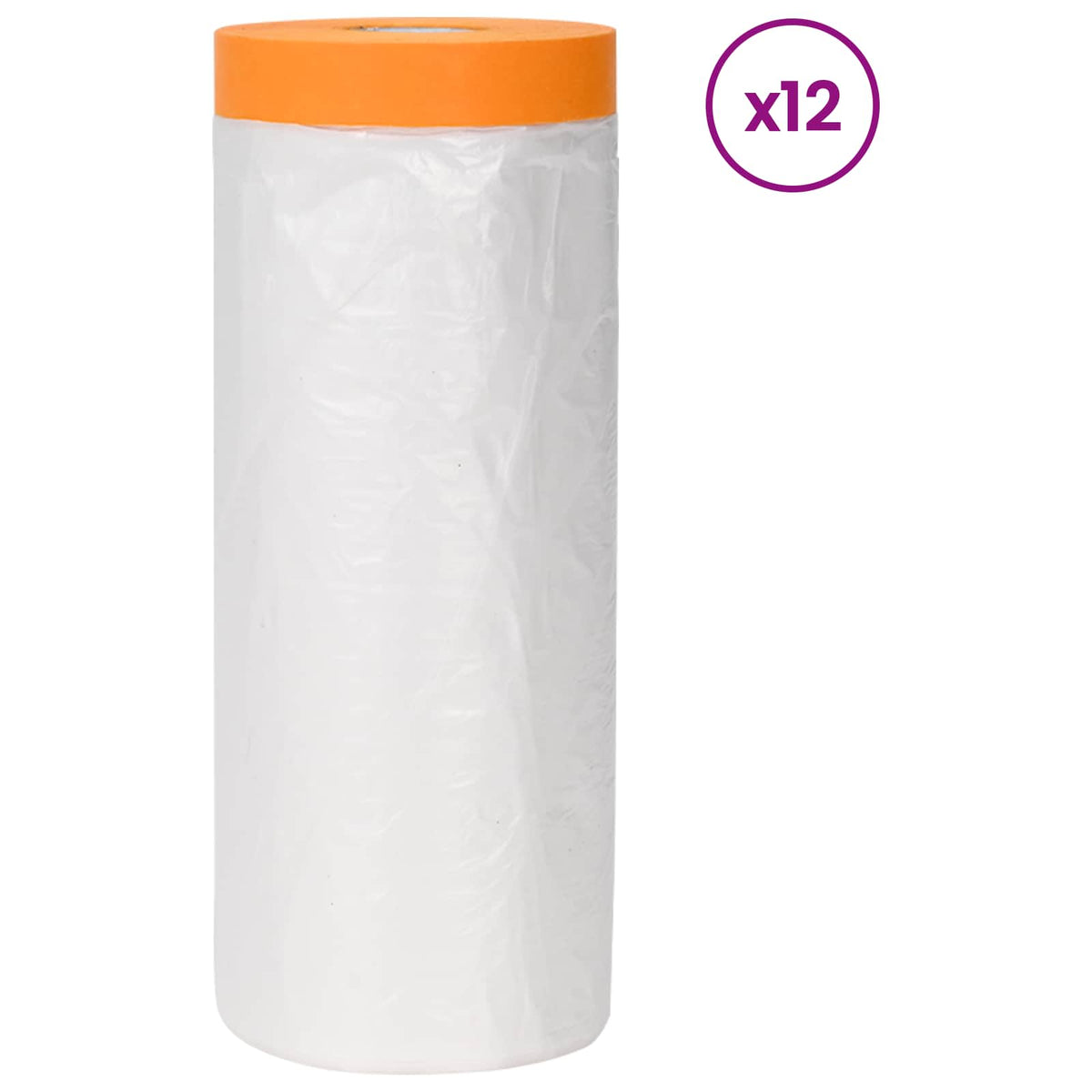 Dust Sheet with Adhesive Tape Transparent 210 cm 2000 cm