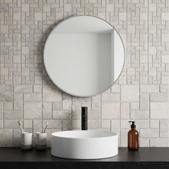vidaXL Mosaic Tiles Cream 30 x 30 cm Marble 3