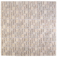 vidaXL Mosaic Tiles Cream 30 x 30 cm Marble 5